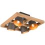 Trio BELL 601900467 Таванна лампа 4x25w/e14 ip20