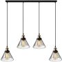 Altavola Design NEW YORK LOFT LA034/CL4_smoky Висяща лампа 4x40W/E27 IP20