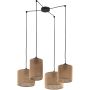 TK Lighting JUTA 6585 Таванна лампа 4x15W/E27