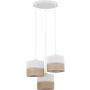 TK Lighting LINOBIANCO 6575 Висяща лампа 3x15W/E27