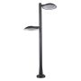 Italux PIOMBINO 669150/BK-9 Стойка лампа 2x24W/LED 1875LM IP44