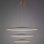 Altavola Design Ledowe okręgi LA075/P_80_in_3k_copper Висяща лампа 3x68W/LED 3000K 4100lm IP44