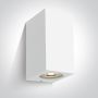 One Light Outdoor Cube 67142K/W Светильник за стена 2x6W/GU10 IP65