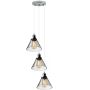 Altavola Design NEW YORK LOFT LA034/CO3_smoky_chrom Висяща лампа 3x40W/E27 IP20