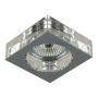 Prezent ELEGANT GLASS FIX 71008 Декоративен вграден светилник 1x50W/GU10 IP20