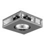 Prezent ELEGANT GLASS FIX 71027 Декоративен вграден светилник 1x50W/GU10 IP20