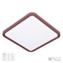 Prezent FLOREN SQ 71329 Таванен светилник 1x33W/LED 2500lm IP20