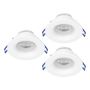 Eglo SALABATE 902272 Вградено спот светило 3x5W/LED 2700K, 4000K, 6500K 3X540lm ip65