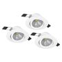 Eglo SALICETO 900745 Вградено спот светило 3x6W/LED 2700K 1350lm IP20