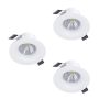 Eglo SALICETO 902277 Вградено спот светило 3x4.8W/LED 2700K 3X450lm ip20