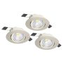 Eglo SALICETO 902282 Вградено спот светило 3x6W/LED 4000K 3X580lm ip20