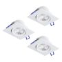 Eglo SALICETO 902283 Вградено спот светило 3x4.8W/LED 2700K 3X450lm ip20