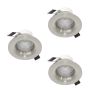 Eglo SALICETO 902279 Вградено спот светило 3x4.8W/LED 2700K 3X450lm ip20