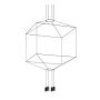 King Home FLUSSO 91906 Висяща лампа 4x3W/G9 3000K 960LMLM IP20