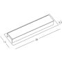 Zambelis 48V LIGHTING SYSTEM E397 Монтажен елемент IP65