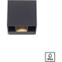 Paul Neuhaus BLOCK 9493-13 Светильник за стена 2x6,5W/LED 3000k 350lm ip54