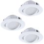 Eglo PINEDA 95851 Вградено спот светило 3x6W/LED 500LM