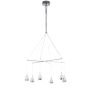 Italux TELESTO AD16024-6A CH Висяща лампа 6x5W/LED IP20