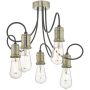 Dar Lighting ALZBET ALZ5475 Таванна лампа 5x60W/E27