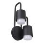 Italux SORANO C49-2/BK-9 Светильник за стена 2x6W/LED 1550LM IP44