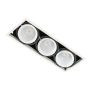Italux VERTICO GL7108-3/3X18W 4000K WH+BL Вградено спот светило 3x18W/LED 4200LM IP20