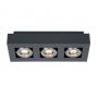 Italux CASEMIRO IT8002S3-BK/AL Повърхностно светило 3x50W/GU10