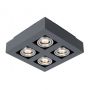 Italux CASEMIRO IT8002S4-BK/AL Повърхностно светило 4x50W/GU10