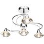 Dar Lighting LUTHER LUT0450 Таванна лампа 4x40W/G9