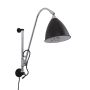 Italux EVATO MBE0024/1C-BLACK Светильник за стена 1x60W/E14 IP20