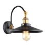 Italux VERDA MBM-3458/1 BK+GD Светильник за стена 1x40W/E27