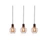 AZzardo CARRON 3 LINE AZ2141 Висяща лампа 3x60W/E27 IP20