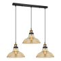 Italux HUBERT MDM-2381/3 GD+AMB Висяща лампа 3x40W/E27