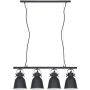 Italux LAVARE MD-HN82608-4-BK+WH Висяща лампа 4x40W/E27 IP20