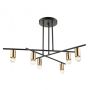 Italux NORMANI MDM3658/6 BK+BRO Люстра 6x60W/E27