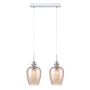 Italux PIRITA MDM2286/2B CR Висяща лампа 2x40W/E14
