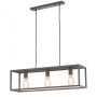 Italux SIGALO MD-BR4367-D3 GR Висяща лампа 3x60W/E27