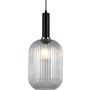 Italux ANTIOLA PND-5588-1L-BK+CL Висяща лампа 1x40W/E27 IP20
