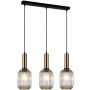 Italux ANTIOLA PND-5588-3M-BRO+AMB Висяща лампа 3x40W/E27 IP20