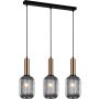 Italux ANTIOLA PND-5588-3M-BRO+SG Висяща лампа 3x40W/E27 IP20