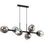 Italux BORGO PND-30843-6 BK+SG Висяща лампа 6x40W/E27 IP20