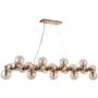 Italux CABELLA PND-5252-A-25-GD-CGN Висяща лампа 25x28W/G9 IP20