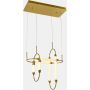 Italux DEGAL PND-43612-3 Висяща лампа 6x58,3W/LED 3000K 4671LM IP20