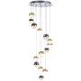 Italux MOCADO PND-13112146-14A-CR Висяща лампа 14x58,8W/LED 3000K 3528LM IP20