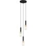 Italux PEROLA PND-43363-3 BK+BR Висяща лампа 3x40W/E14 IP20