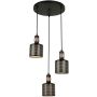 Italux RESTENZA PND-2439-3-BK Висяща лампа 3x40W/E27 IP20