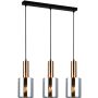 Italux SARDO PND-5581-3-BRO+SG Висяща лампа 3x40W/E27 IP20