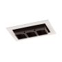 Italux HARPER SL74113/6W S-WH Вградено спот светило 3x6W/LED 350LM IP20