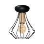 Milagro WILL BLACK MLP4189 Таванен светилник 1x60W/E27