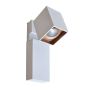 Italux ARAVENA WLB073/5W 4000K WH+GO Светильник за стена 1x5W/LED 450LM