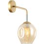 Italux BORGO WL-30843-1 GD+AMB Светильник за стена 1x40W/E27 IP20